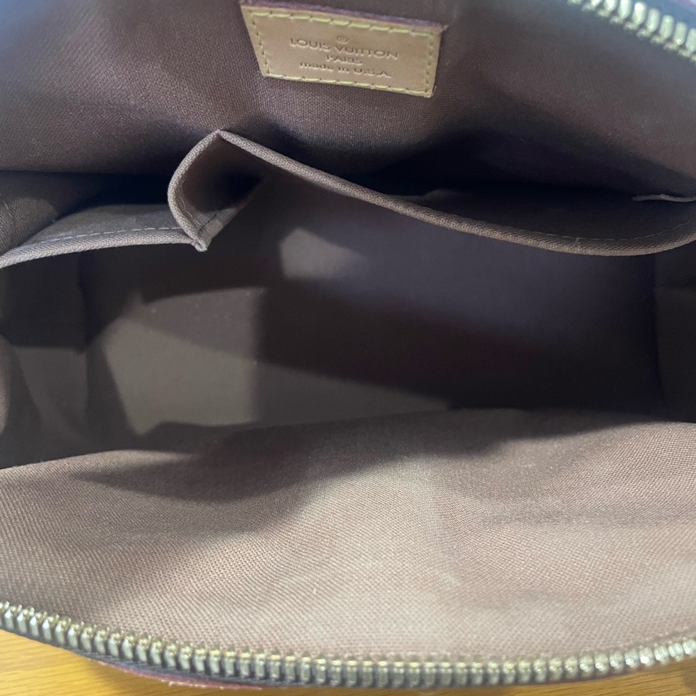 Louis Vuitton Dark Brown Monogram Satchel - Picture 9 of 11